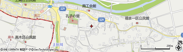 熊本県菊池市泗水町福本941周辺の地図