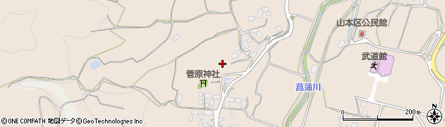 熊本県熊本市北区植木町山本1421周辺の地図