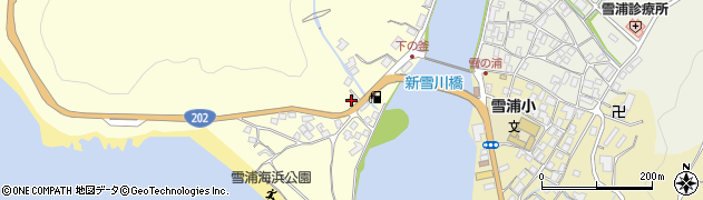 長崎県西海市大瀬戸町雪浦下釜郷522周辺の地図