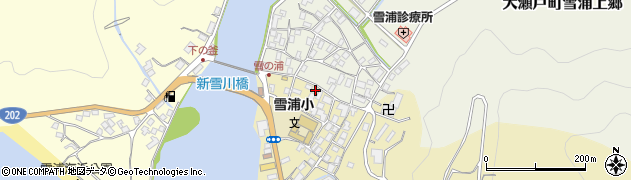 長崎県西海市大瀬戸町雪浦下郷1283周辺の地図