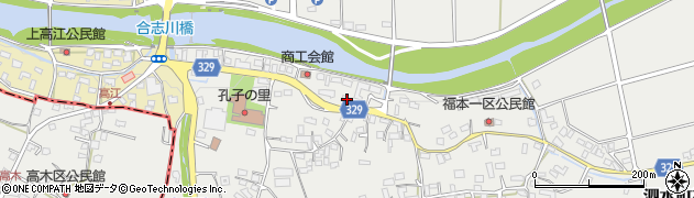 熊本県菊池市泗水町福本1012周辺の地図
