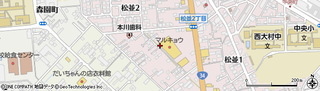 ナフコ大村店周辺の地図