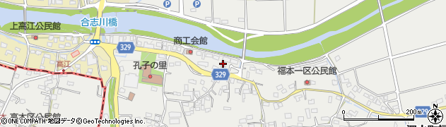 熊本県菊池市泗水町福本1014周辺の地図