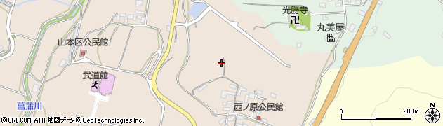 熊本県熊本市北区植木町山本593周辺の地図