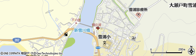 長崎県西海市大瀬戸町雪浦下郷1299周辺の地図