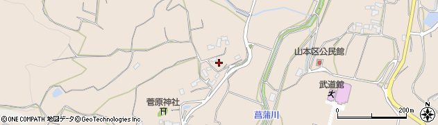 熊本県熊本市北区植木町山本1144周辺の地図