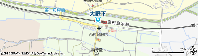 長洲タクシー大野下営業所周辺の地図