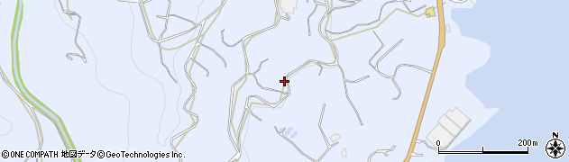 長崎県長崎市長浦町421周辺の地図