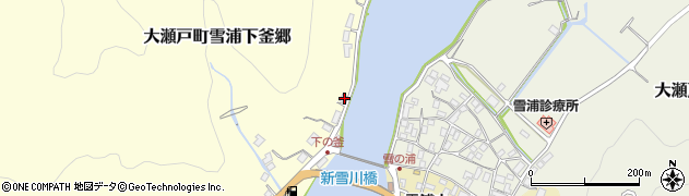 長崎県西海市大瀬戸町雪浦下釜郷505周辺の地図