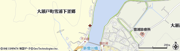 長崎県西海市大瀬戸町雪浦下釜郷501周辺の地図