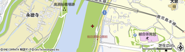 熊本玉名線周辺の地図