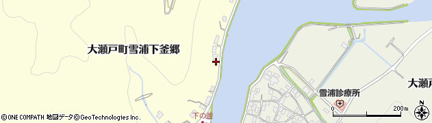 長崎県西海市大瀬戸町雪浦下釜郷404周辺の地図