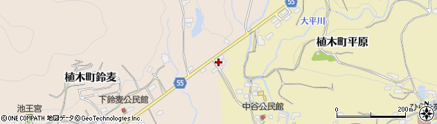 熊本県熊本市北区植木町鈴麦35周辺の地図