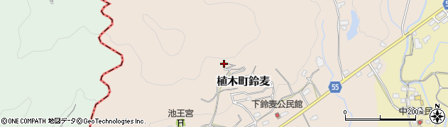 熊本県熊本市北区植木町鈴麦508周辺の地図