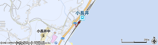 長崎県諫早市周辺の地図