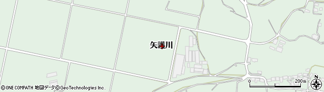 熊本県菊池郡大津町矢護川周辺の地図