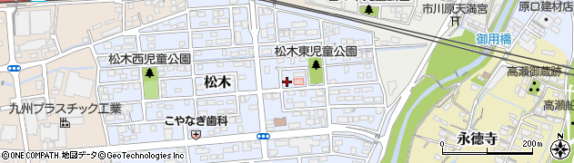 ハッピー薬局　松木店周辺の地図