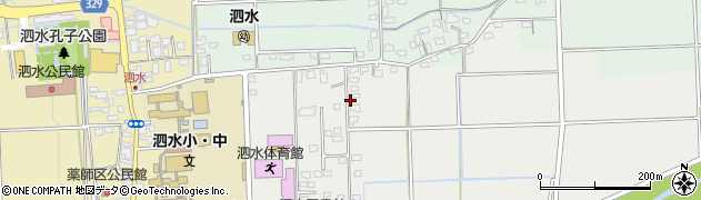 熊本県菊池市泗水町福本185周辺の地図