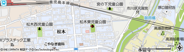松木東児童公園周辺の地図