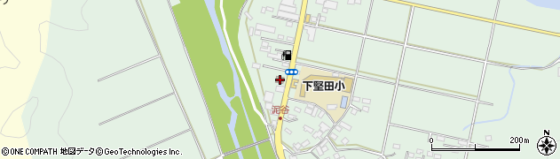 下堅田郵便局周辺の地図