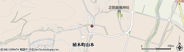 熊本県熊本市北区植木町山本1993周辺の地図
