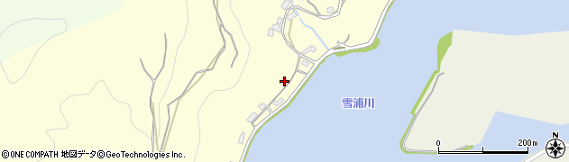 長崎県西海市大瀬戸町雪浦下釜郷376周辺の地図