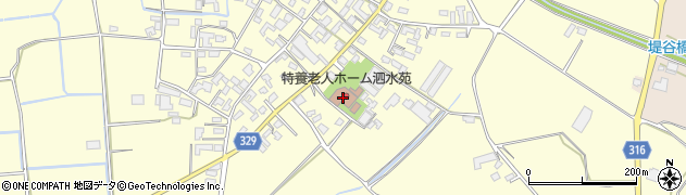 特養老人ホーム泗水苑周辺の地図