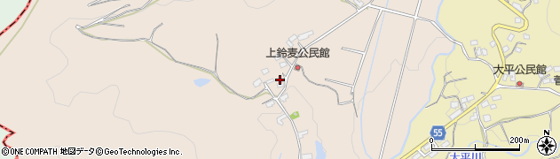 熊本県熊本市北区植木町鈴麦713周辺の地図