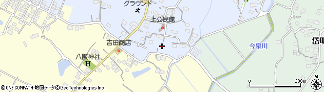 熊本県玉名市岱明町上905周辺の地図
