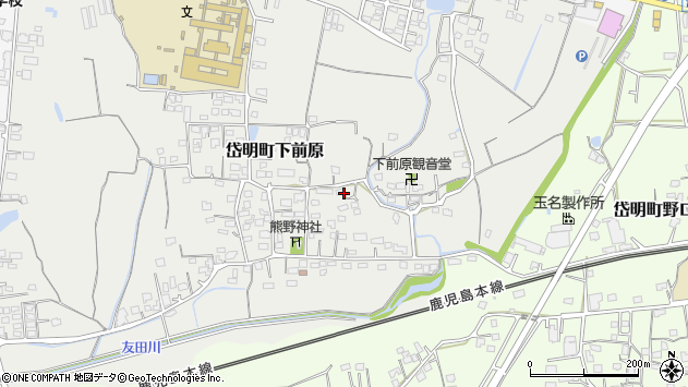 〒869-0221 熊本県玉名市岱明町下前原の地図