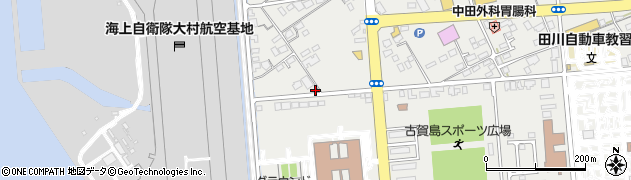 長崎県大村市古賀島町134周辺の地図