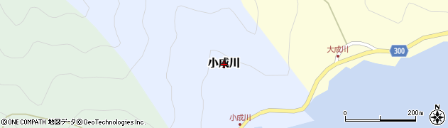 愛媛県愛南町（南宇和郡）小成川周辺の地図