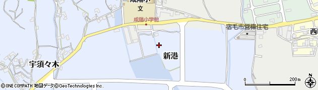 高知県宿毛市新港周辺の地図