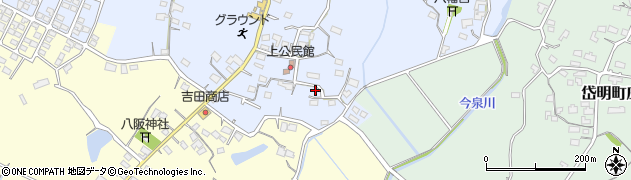 熊本県玉名市岱明町上902周辺の地図