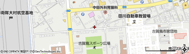 長崎県大村市古賀島町596周辺の地図