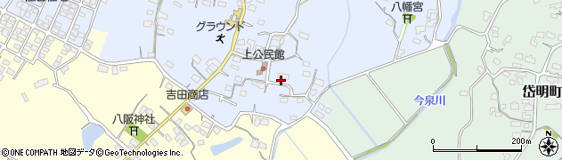 熊本県玉名市岱明町上859周辺の地図
