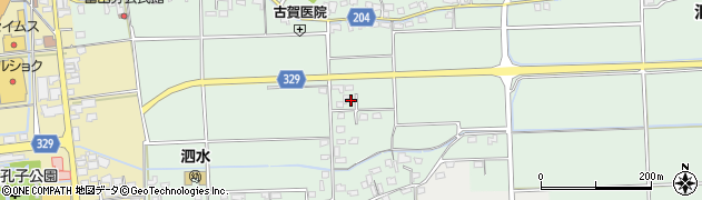 熊本県菊池市泗水町吉富1457周辺の地図