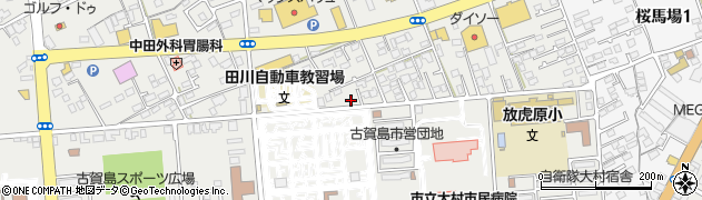 長崎県大村市古賀島町555周辺の地図