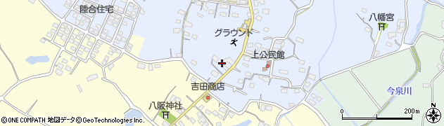 熊本県玉名市岱明町上949周辺の地図