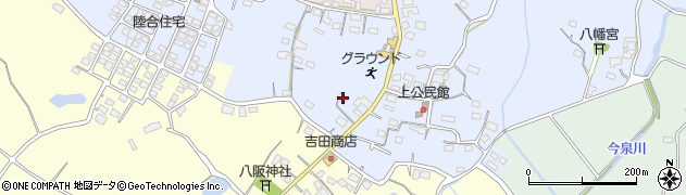 熊本県玉名市岱明町上951周辺の地図