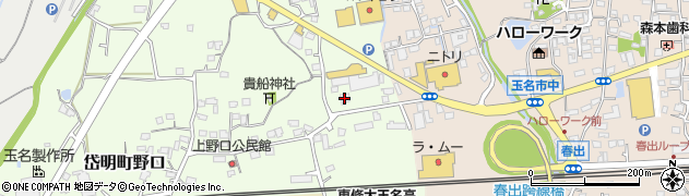 株式会社ヨシケイ熊本玉名営業所周辺の地図