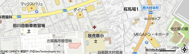 長崎県大村市古賀島町130周辺の地図