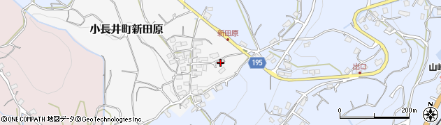 長崎県諫早市小長井町新田原7周辺の地図
