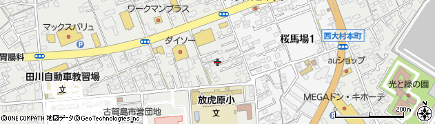 長崎県大村市古賀島町125周辺の地図