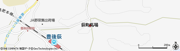 大分県竹田市荻町馬場周辺の地図