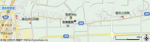 熊本県菊池市泗水町吉富1934周辺の地図