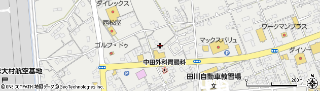 長崎県大村市古賀島町周辺の地図