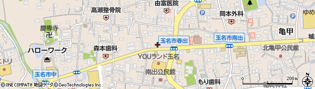 ケンタッキーフライドチキン熊本玉名店周辺の地図