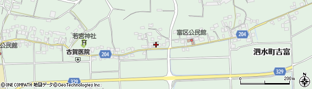 熊本県菊池市泗水町吉富1910周辺の地図