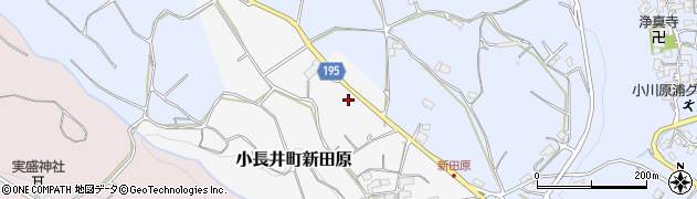 長崎県諫早市小長井町新田原119周辺の地図